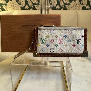 Louis Vuitton Murikami Monogram Key Pouch